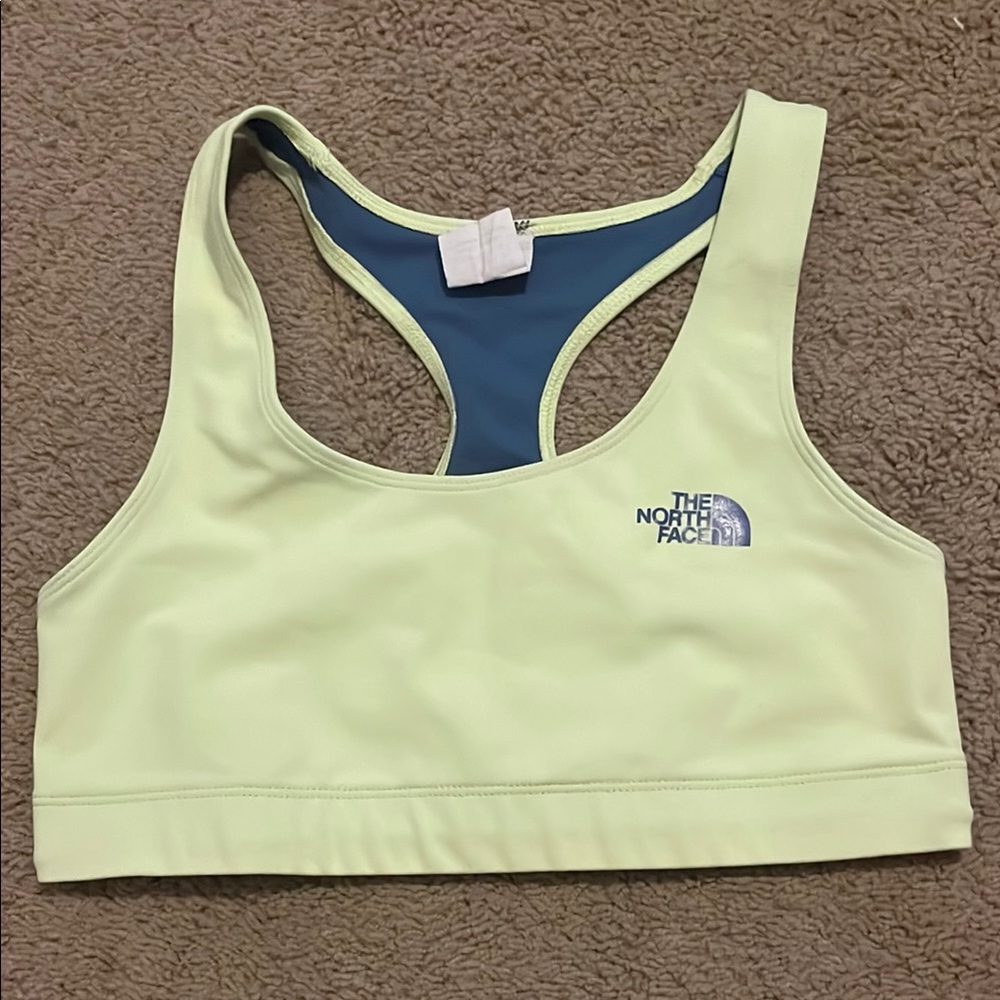 The North Face Pastel Green Racerback Bra
